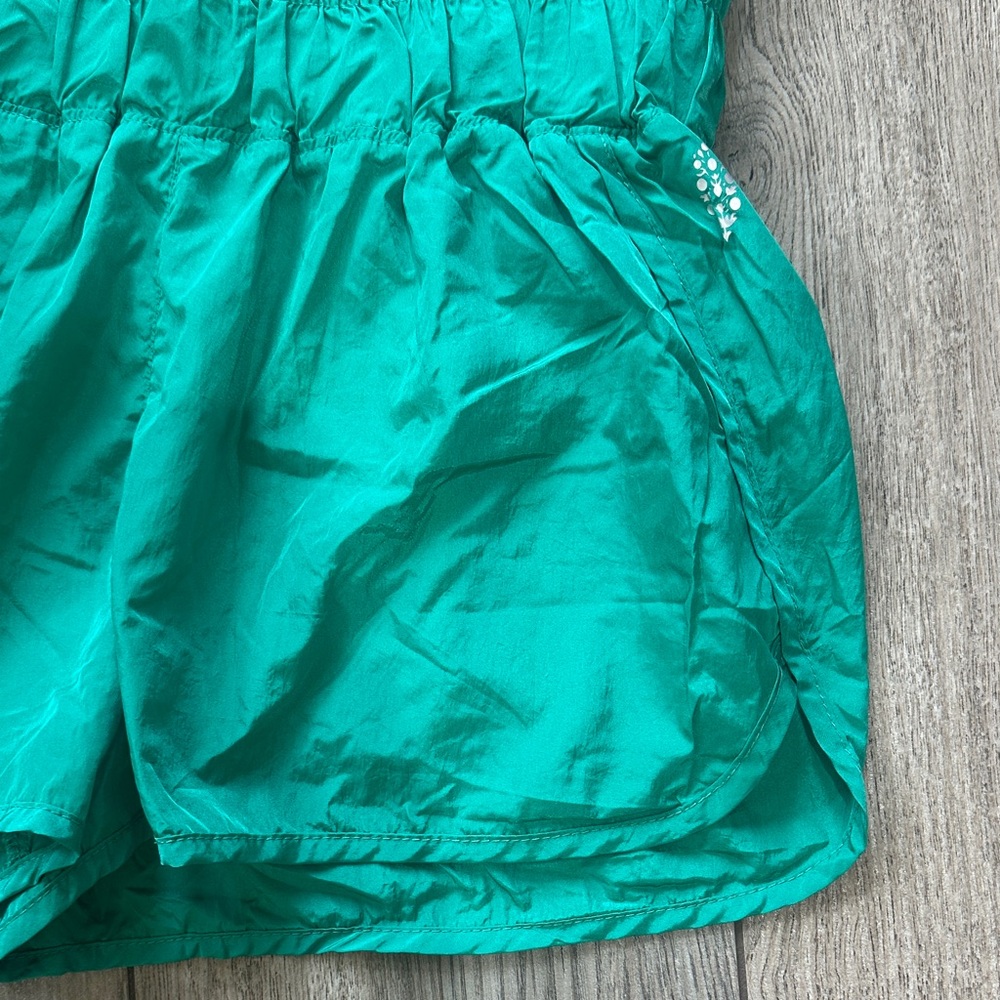Teal Green Free People Movement Women's Shorts - Picture 2 of 5